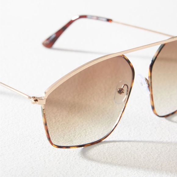 NWT Anthropologie - Geometric Aviator Sunglasses - Picture 4 of 5